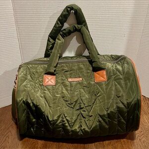 Joan and David Diamond Quilted Weekender Bag